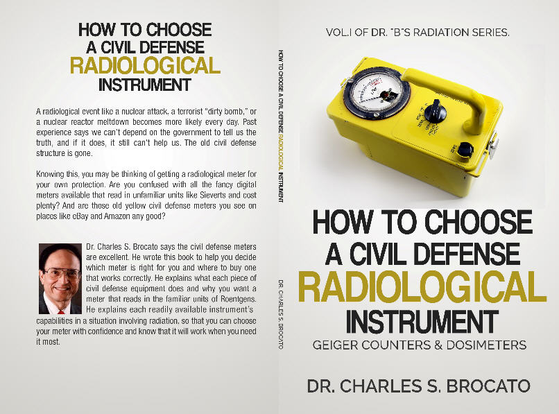 BookCover For Dr. 'B's Book: 'How To Choose A Civil Defense Radiological Instrument!'